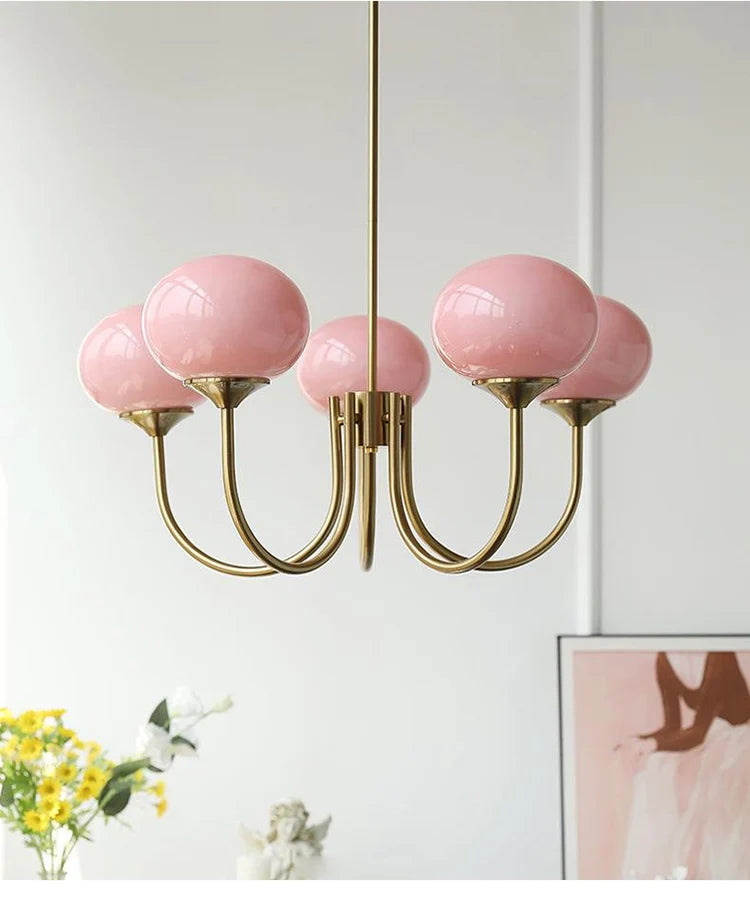 Lustre Pendente Moderno Bauhaus Glass 50cm e 68cm