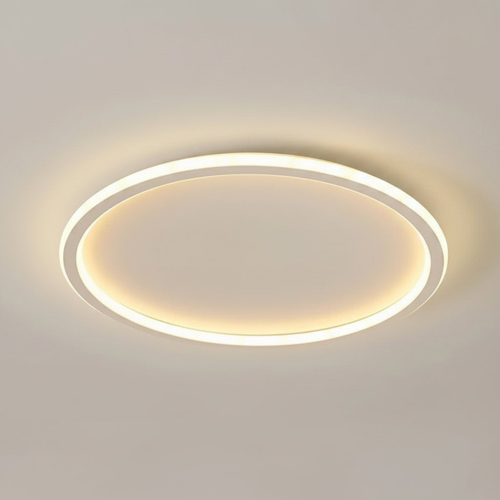 Lustre de Teto Circle Plafon Luminária de Teto Circular LED Nordic Minimalista com Controle Remoto 20cm 30cm 40cm 50cm 60cm 80cm