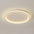 Lustre de Teto Circle Plafon Luminária de Teto Circular LED Nordic Minimalista com Controle Remoto 20cm 30cm 40cm 50cm 60cm 80cm