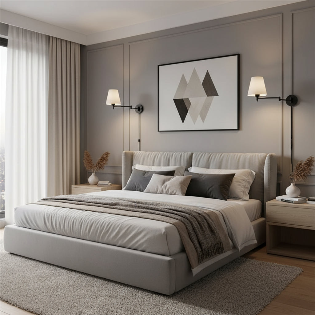 Arandela de Parede Articulável Classic Slim Ajustável Dobrável