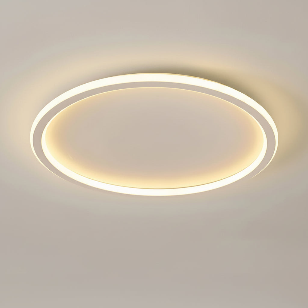 Lustre de Teto Circle Plafon Luminária de Teto Circular LED Nordic Minimalista com Controle Remoto 20cm 30cm 40cm 50cm 60cm 80cm