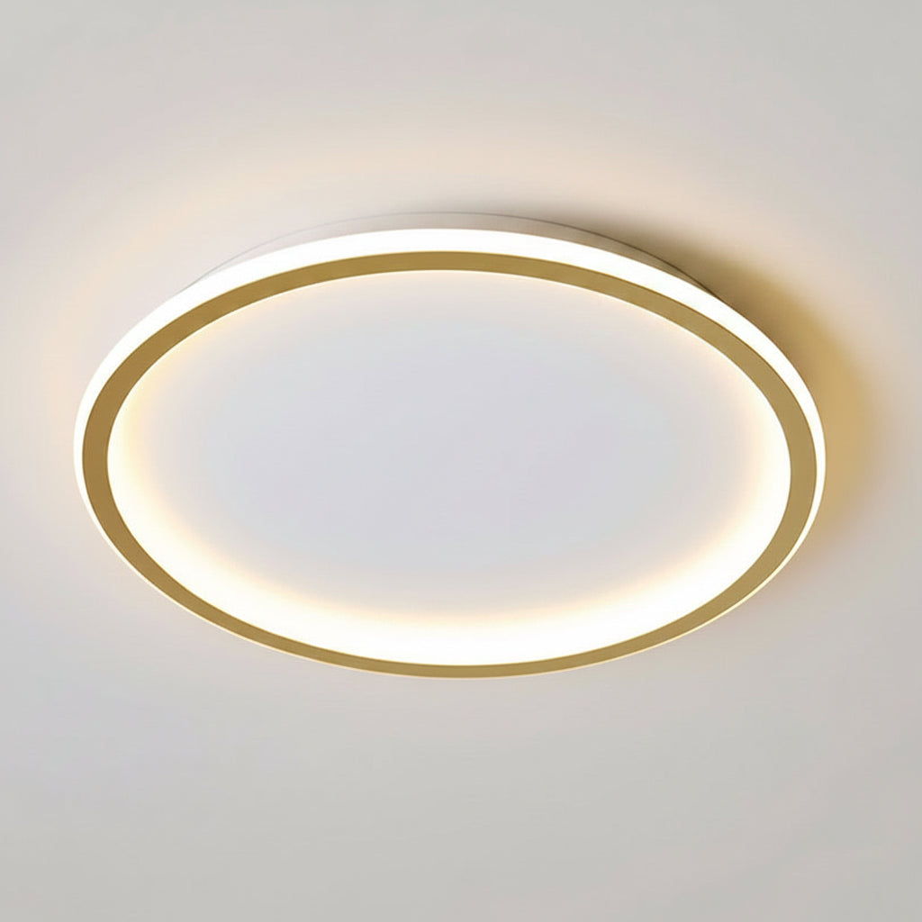 Lustre de Teto Circle Plafon Luminária de Teto Circular LED Nordic Minimalista com Controle Remoto 20cm 30cm 40cm 50cm 60cm 80cm