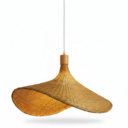 Lustre Pendente Decorativo de Bambu e Rattan 30, 40, 50, 60 e 80cm