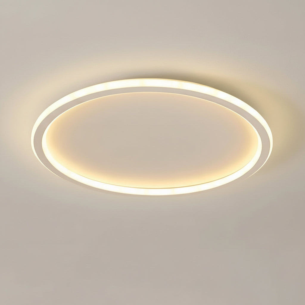 Lustre de Teto Circle Plafon Luminária de Teto Circular LED Nordic Minimalista com Controle Remoto 20cm 30cm 40cm 50cm 60cm 80cm