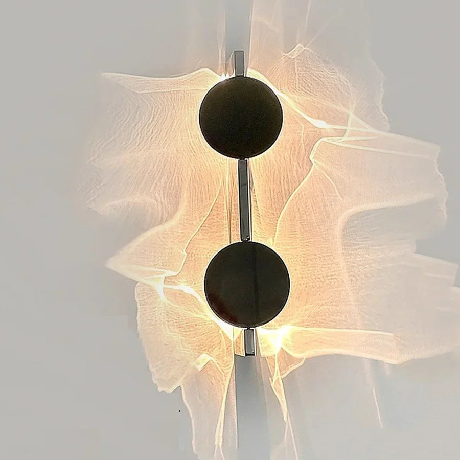 Arandela Orgânica Contemporânea – 1 ou 2 Pontos de Luz, Projeção Cênica e Iluminação por Sombras