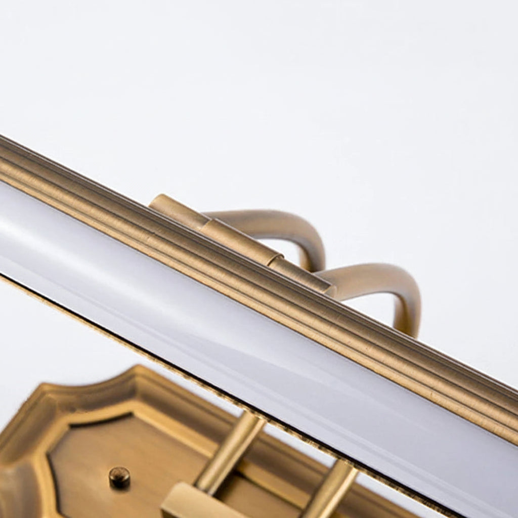 Arandela Linear Vintage Led 8w 470mm Luminária de Parede Bronze Art Decor