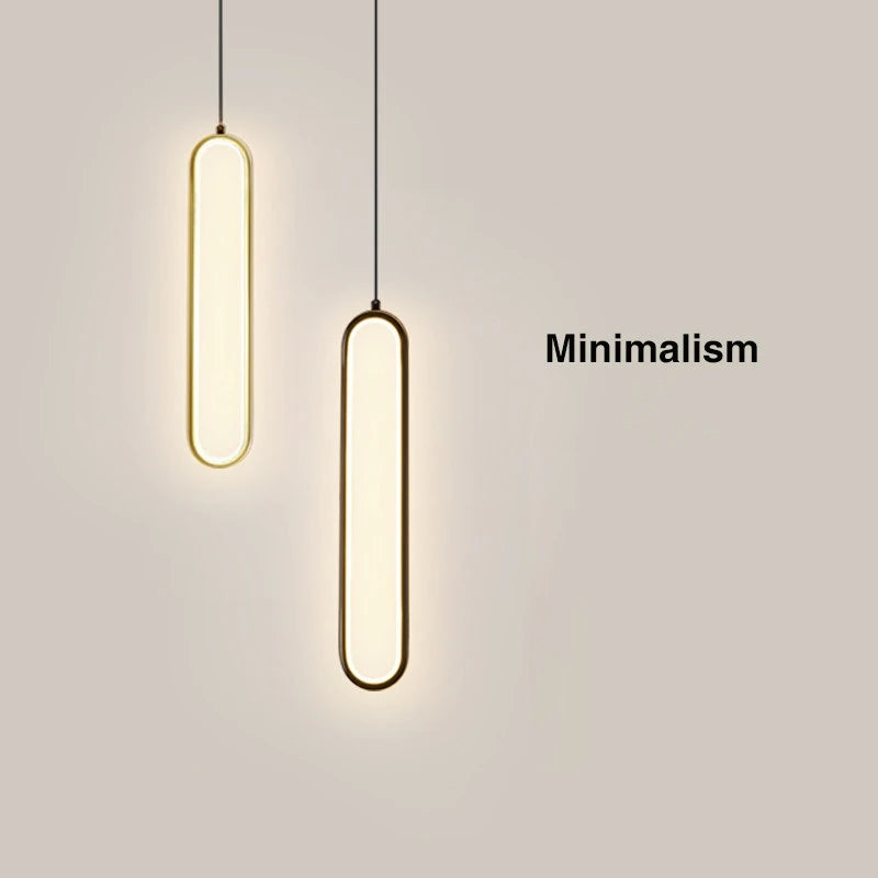 Pendente Minimalista Oval