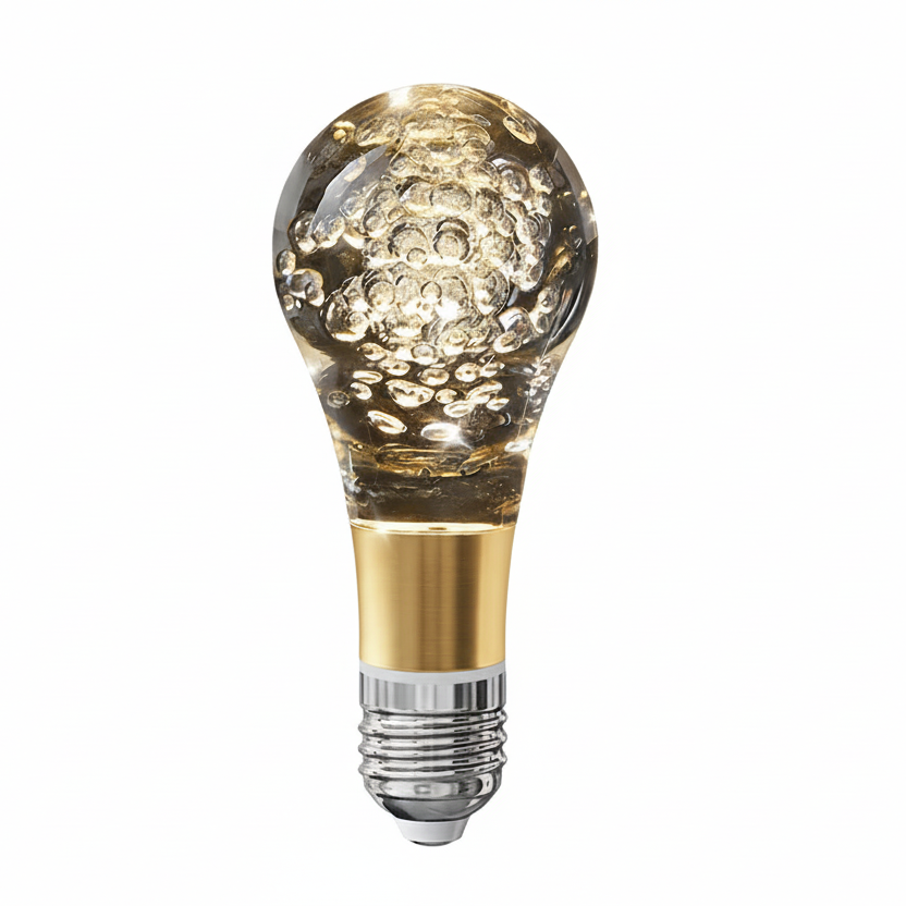 B2 Lâmpada LED De Cristal Acrílico Para Lustre, Pendente e Decoração