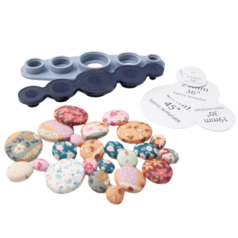 Ferramenta Universal Para Botões De Cobertura Tamanhos: 11mm, 15mm, 19mm, 23mm, 29mm, Make Own Covered Buttons