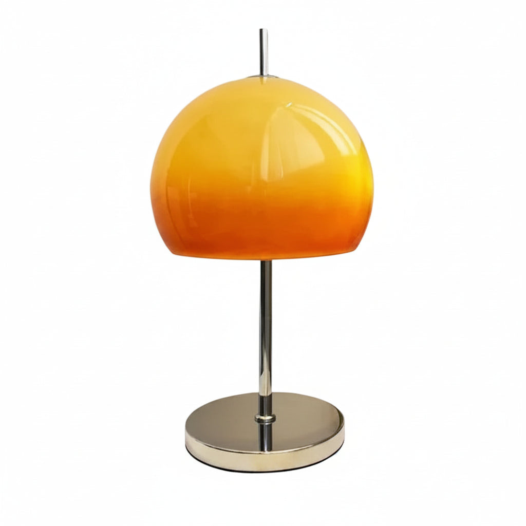 Luminária de Mesa e Piso Bauhaus Cogumelo – Vidro Degradê Laranja LED