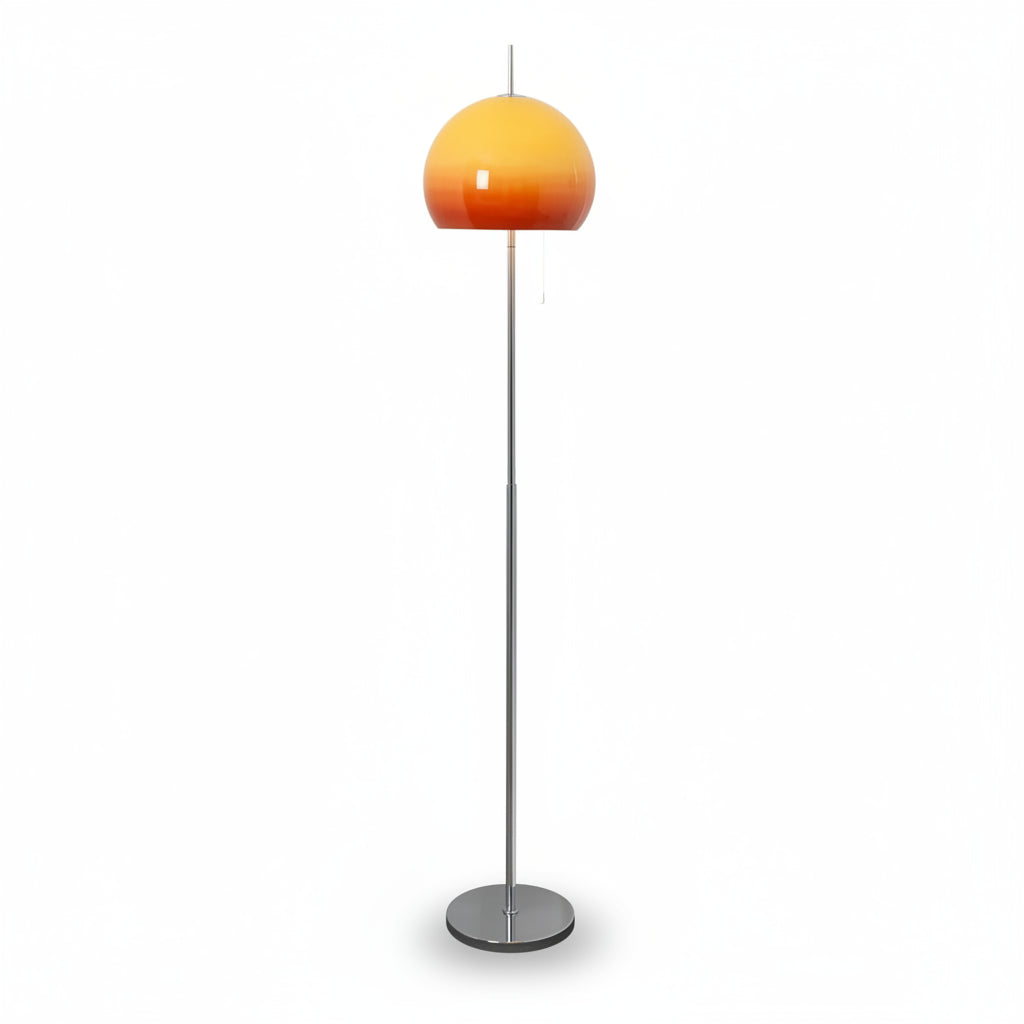 Luminária de Mesa e Piso Bauhaus Cogumelo – Vidro Degradê Laranja LED
