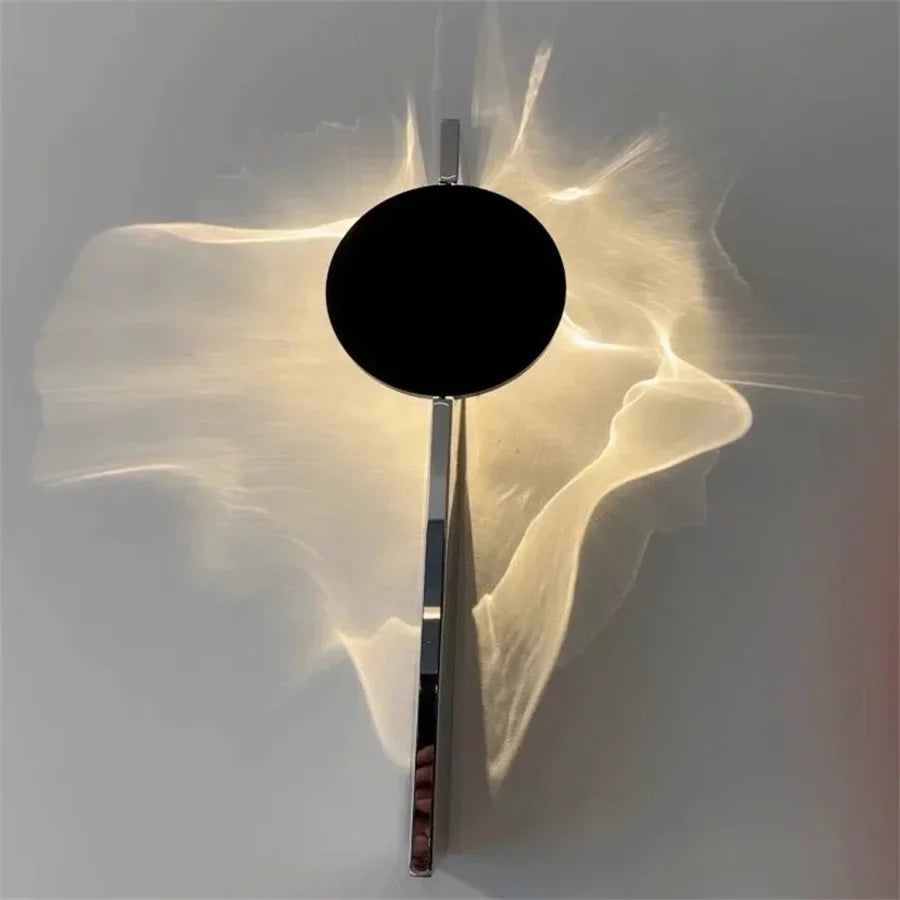 Arandela Orgânica Contemporânea – 1 ou 2 Pontos de Luz, Projeção Cênica e Iluminação por Sombras