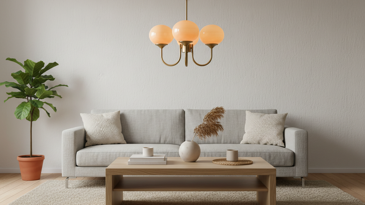 Lustre Pendente, Arandela e Abajur Moderno Bauhaus Glass – Coleção Completa (3 e 5 Globos)