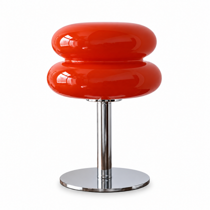 Abajur Bauhaus Danish Glass em vidro - Vermelho
