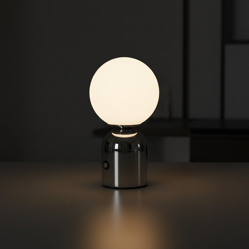 Abajur de Mesa Capsule LED Recarregável Touch | Sem Fio