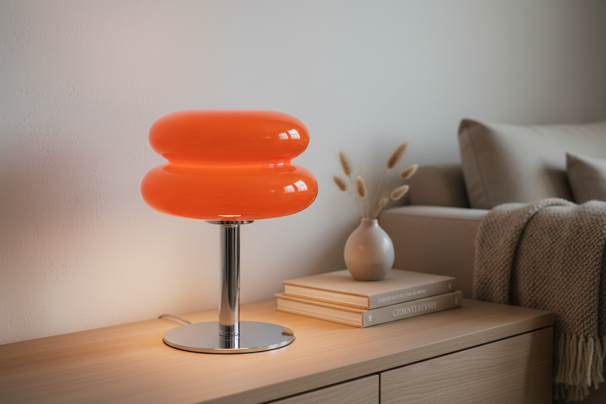 Abajur Bauhaus Danish Glass em Vidro | Decoronline