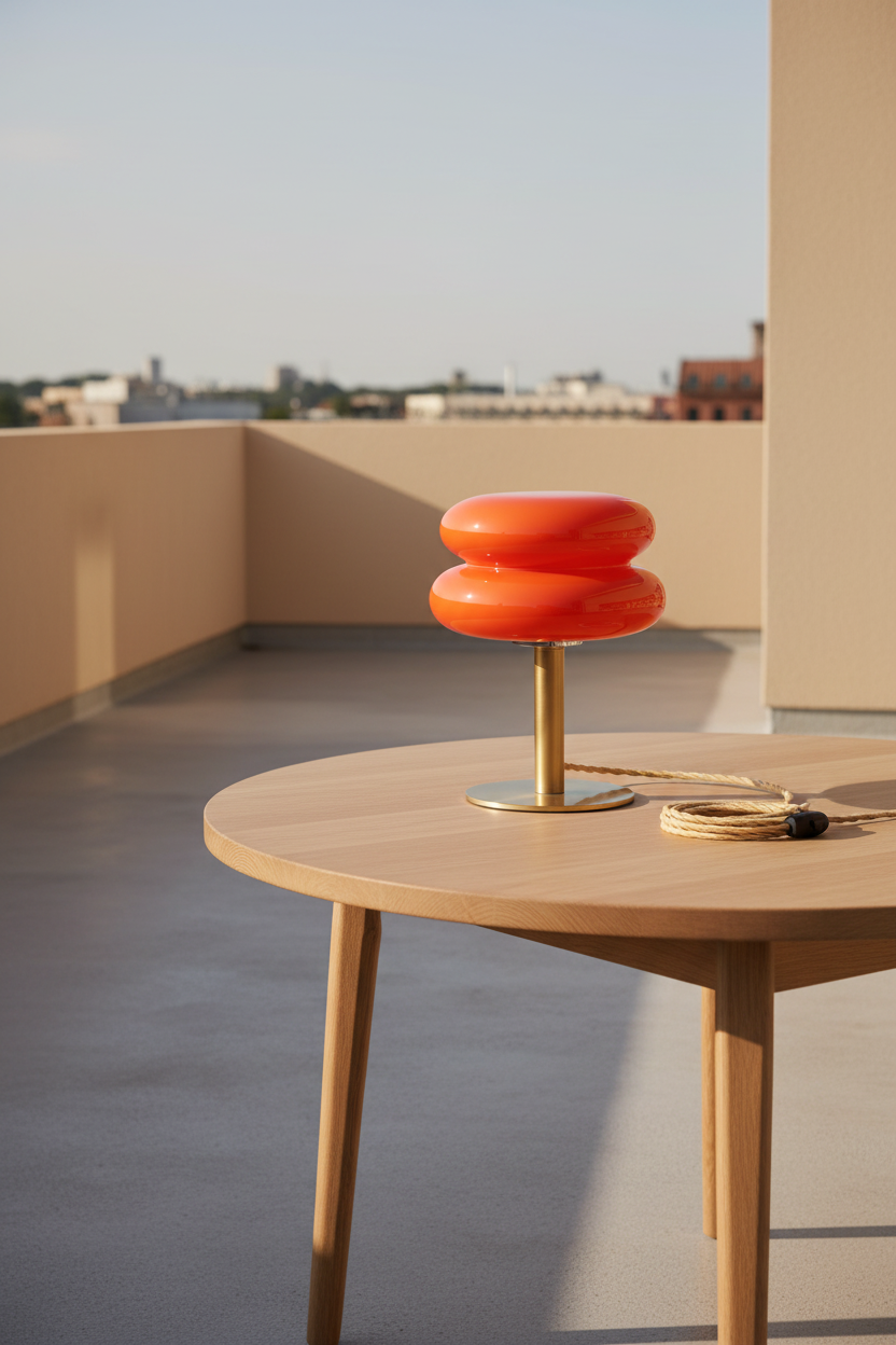 Abajur Bauhaus Danish Glass em Vidro | Decoronline
