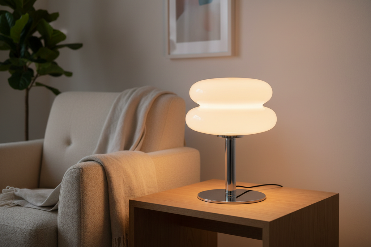 Abajur Bauhaus Danish Glass em Vidro | Decoronline
