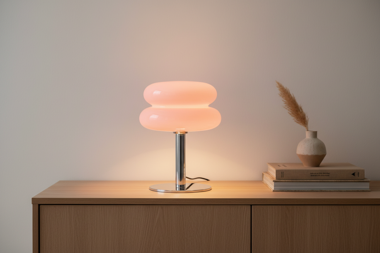 Abajur Bauhaus Danish Glass em Vidro | Decoronline