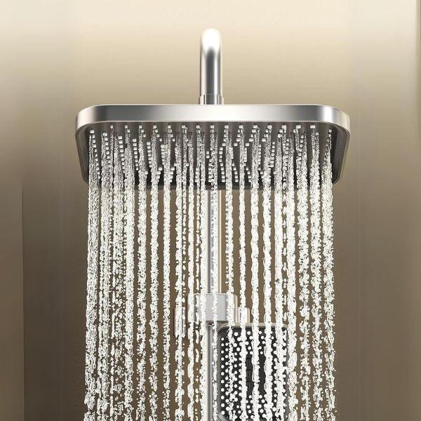 Eco Wave Chuveiro Com Barra Misturador Display De Led Hidreletrica