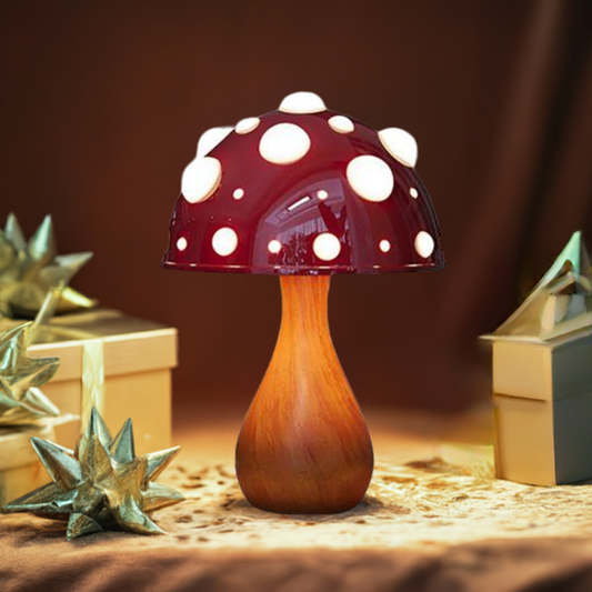 Amanita Mushroom Table Lamp Mushroom Themed Lamp