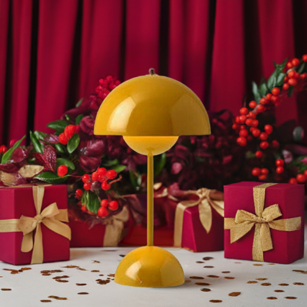 Flower Cogumelo Luminária De Mesa Flor Sem Fio Cores