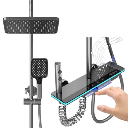 Chuveiro De Barra Parede Para Banheiro, Misturador Painel  Digital LED