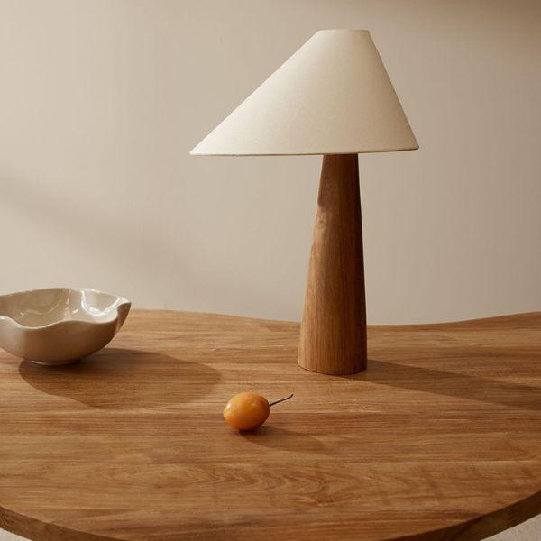 Luminária De Piso Japonesa Wood Wabi-Sabi