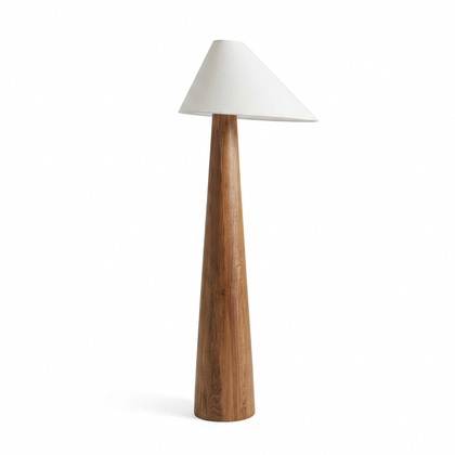 Luminária De Piso Japonesa Wood Wabi-Sabi