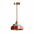 Pendente de Cerâmica Vintage Vermelho decorado — 14 cm em fundo branco