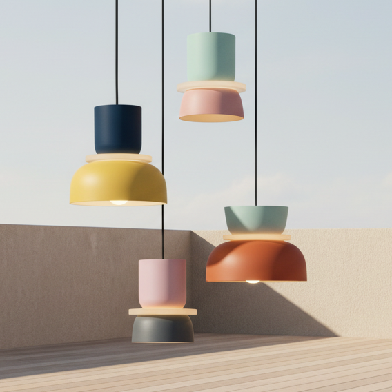 Pendente Color Moderno Garanta a exclusividade Contemporâneo