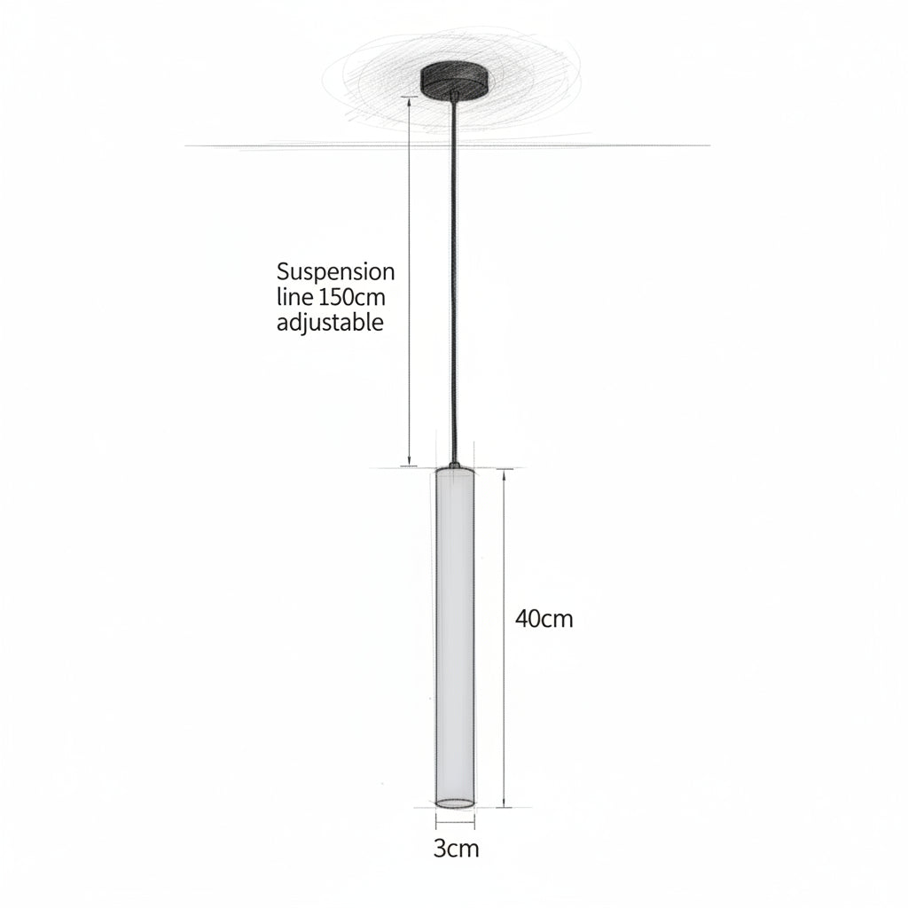 Pendente Minimalista LED 360°