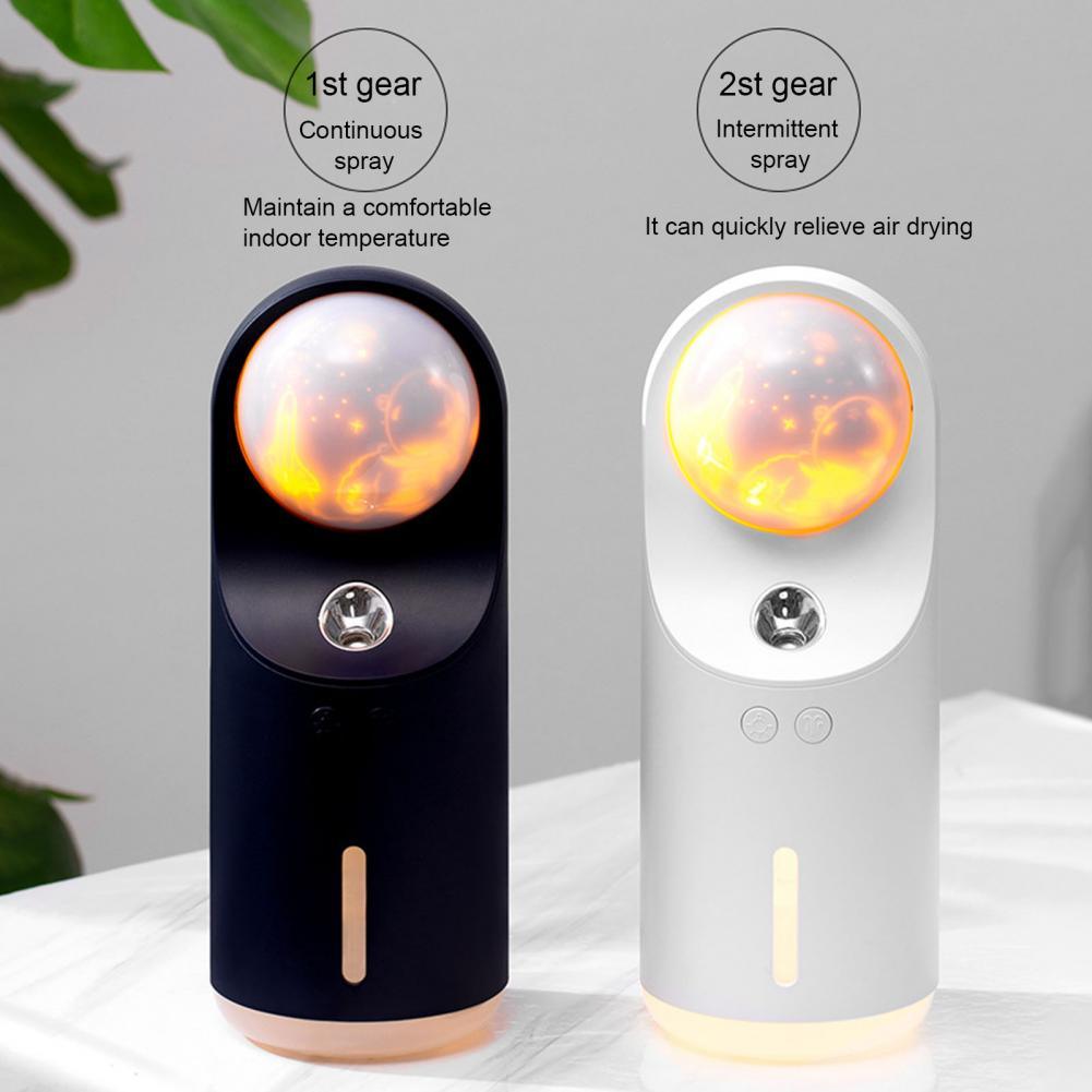Projetor Abajur De Lua Foguete Espaço Projeção Aromatizador Adultos E Crianças - Decoronline+CO